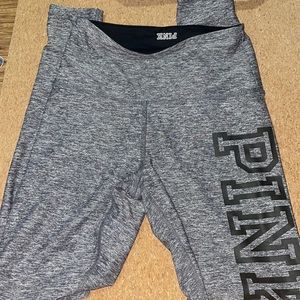 PINK gray leggings